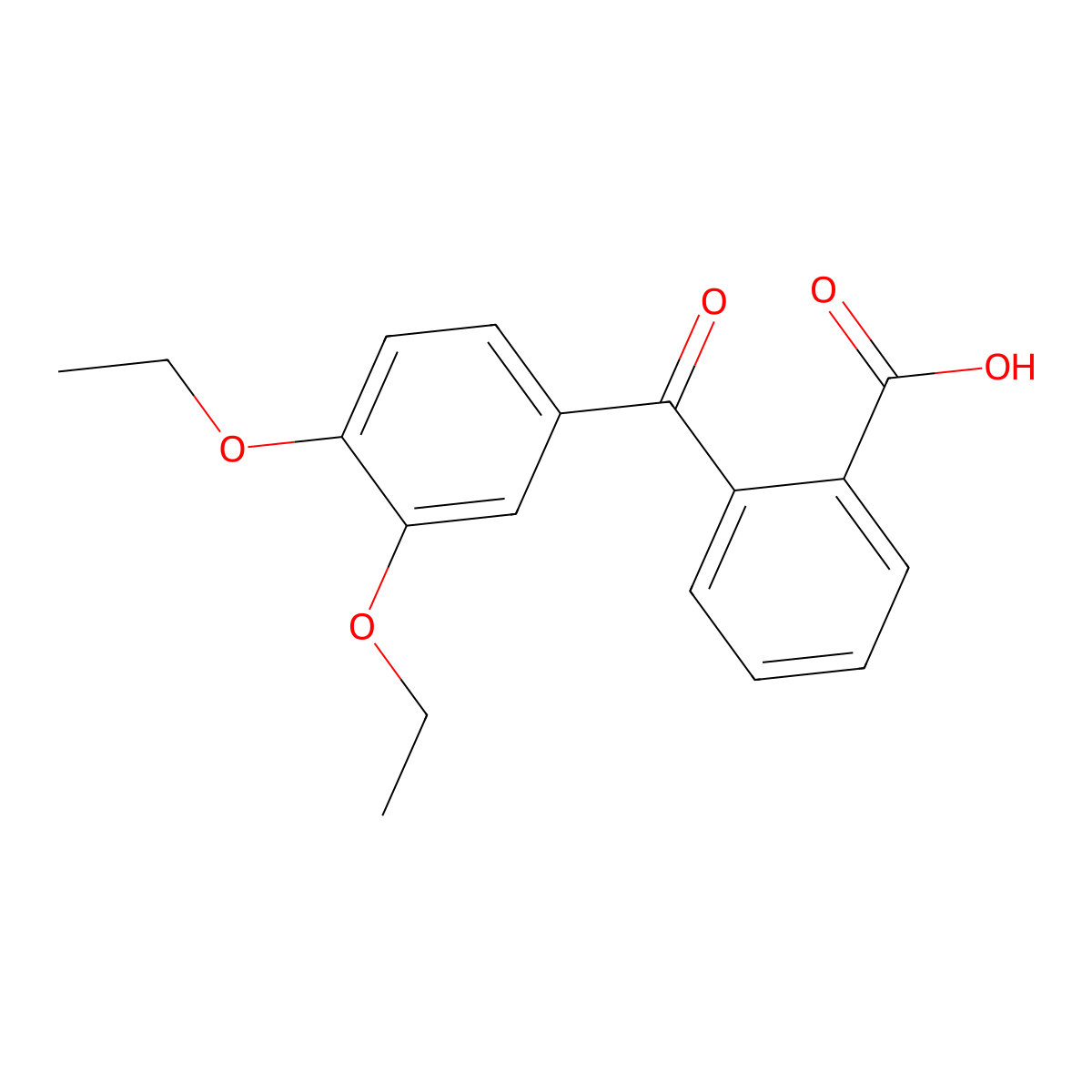 2-(3,4-diethoxybenzoyl)benzoic Acid molecular structure, CAS 234780-28-0