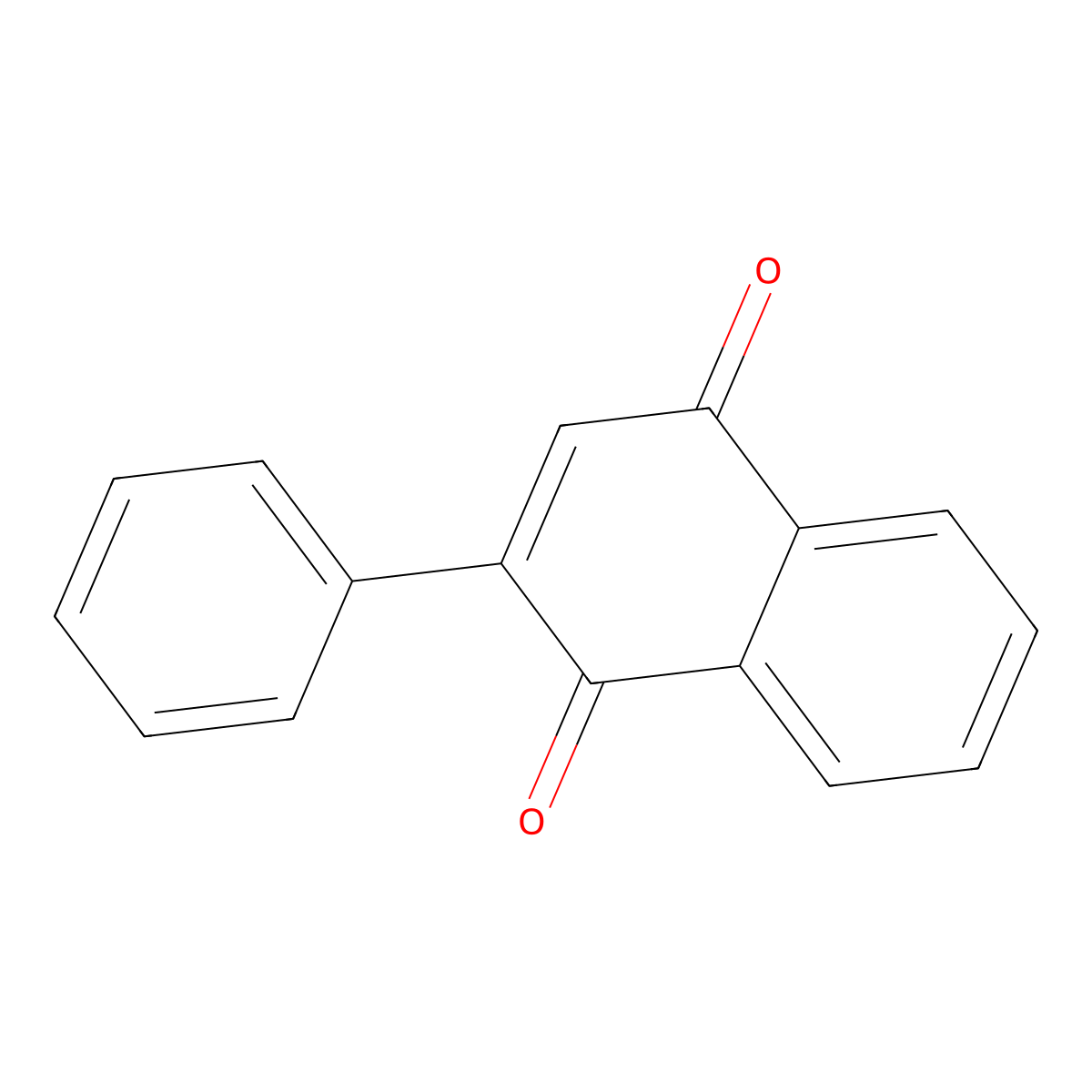2-Phenyl-1,4-naphthoquinone molecular structure, CAS 2348-77-8