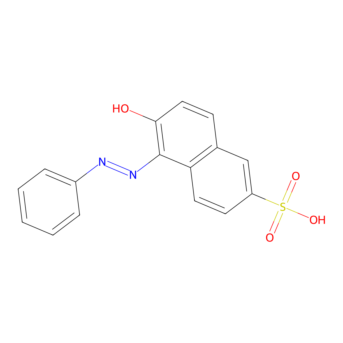 C.I. Acid Orange 12 molecular structure, CAS 23481-33-6