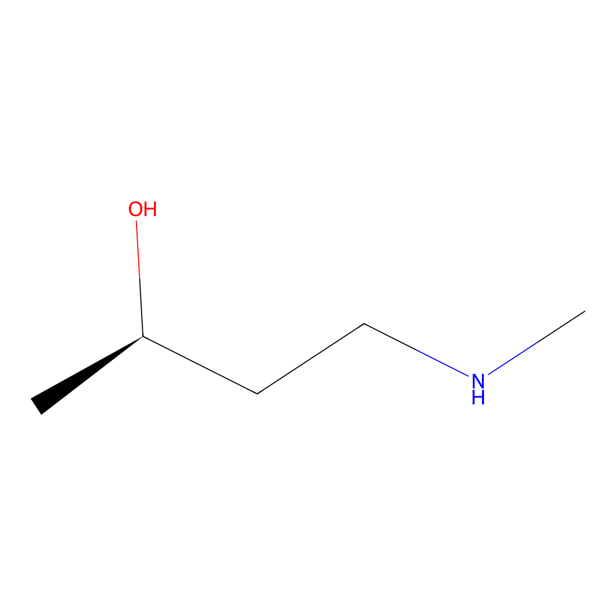 (2R)-4-(methylamino)butan-2-ol molecular structure, CAS 2348276-20-8