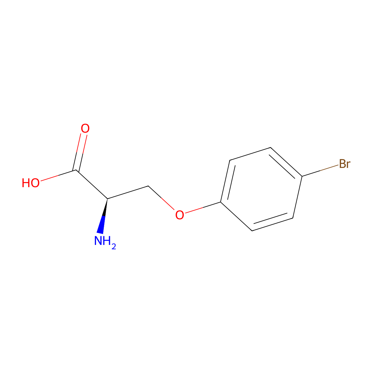 O-(4-Bromophenyl)-D-serine molecular structure, CAS 2348346-71-2