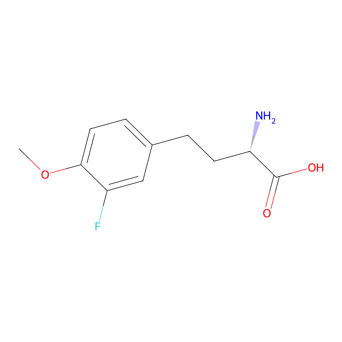 3-Fluoro-4-methoxy-L-homophenylalanine molecular structure, CAS 2348353-88-6
