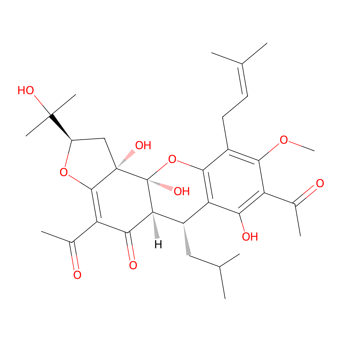 Acrotrione molecular structure, CAS 2349327-31-5