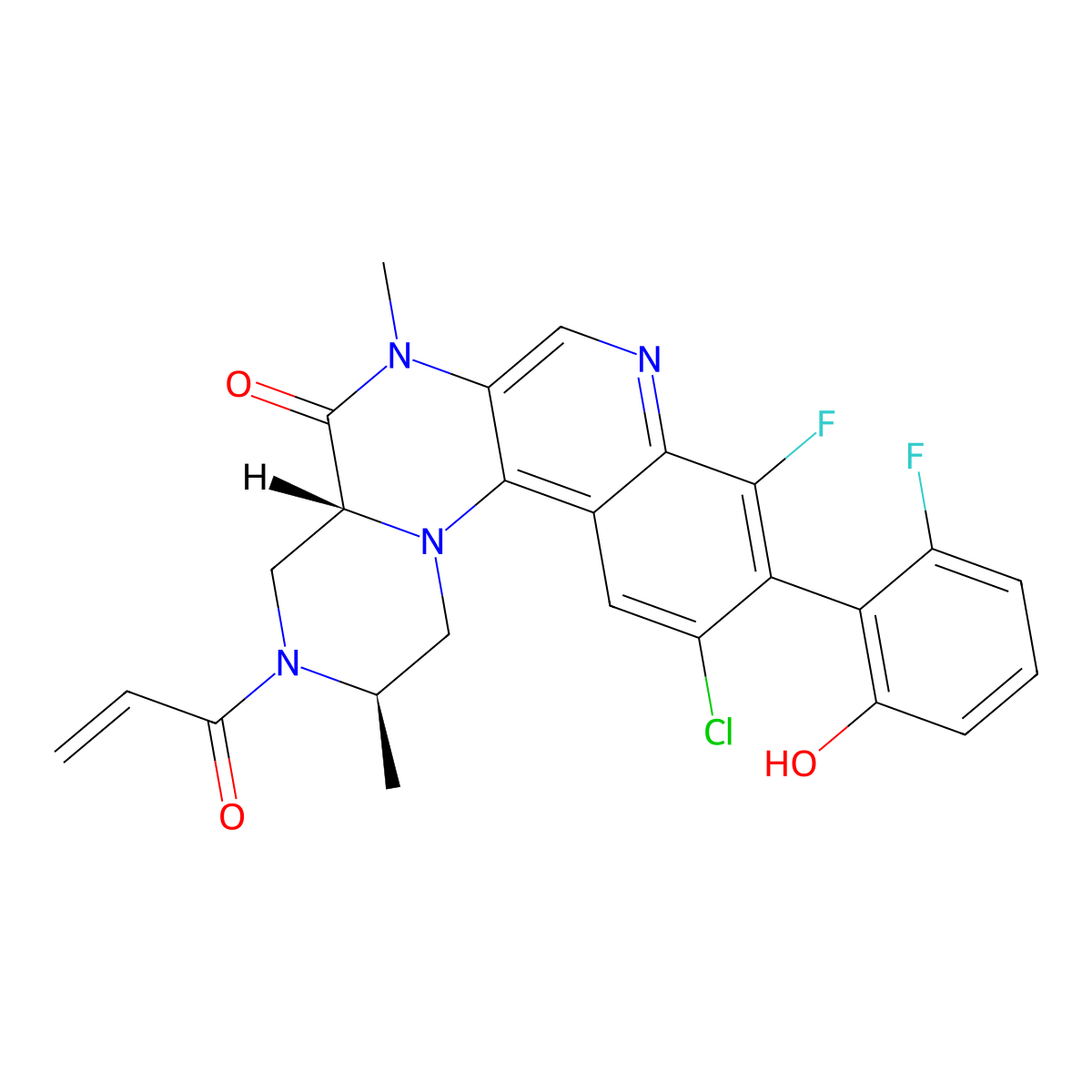 KRAS G12C inhibitor 15 molecular structure, CAS 2349393-21-9
