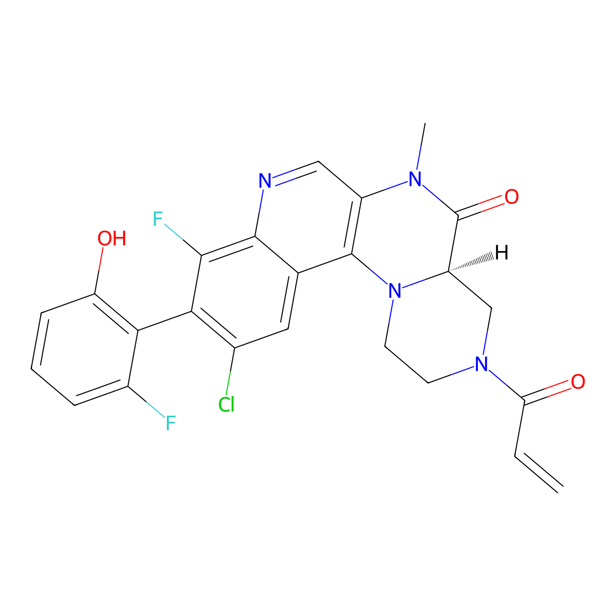 KRAS G12C inhibitor 14 molecular structure, CAS 2349393-95-7