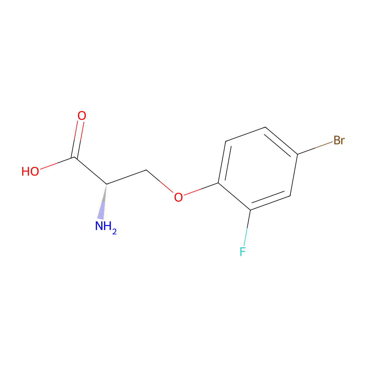 N-Fmoc-4-fluoro-2-iodo-L-phenylalanine molecular structure, CAS 2349460-57-5