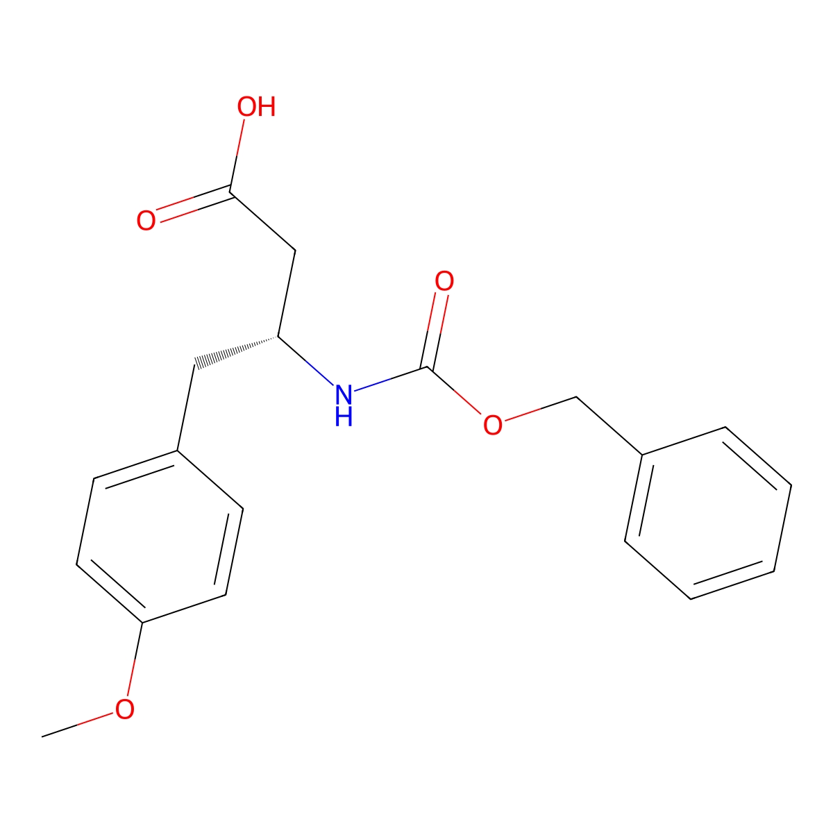 (3R)-3-{[(benzyloxy)carbonyl]amino}-4-(4-methoxyphenyl)butanoic acid molecular structure, CAS 2349467-34-9