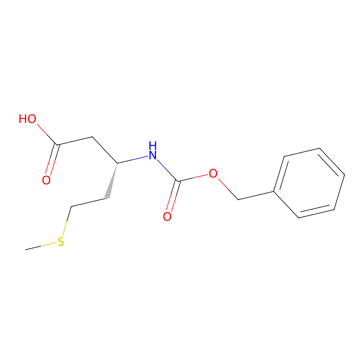 (3S)-3-{[(benzyloxy)carbonyl]amino}-5-(methylsulfanyl)pentanoic acid molecular structure, CAS 2349583-89-5