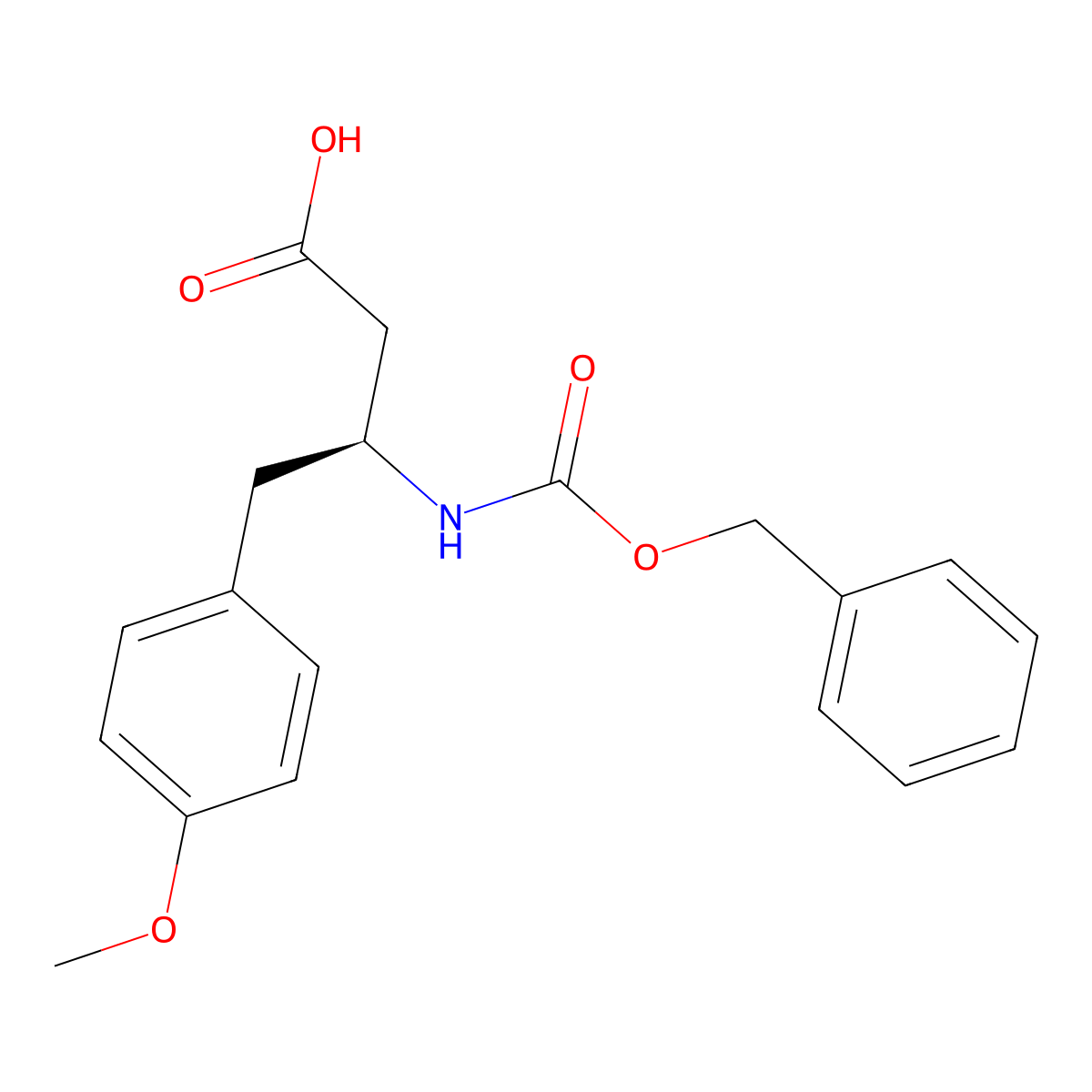(3S)-3-{[(benzyloxy)carbonyl]amino}-4-(4-methoxyphenyl)butanoic acid molecular structure, CAS 2349693-28-1