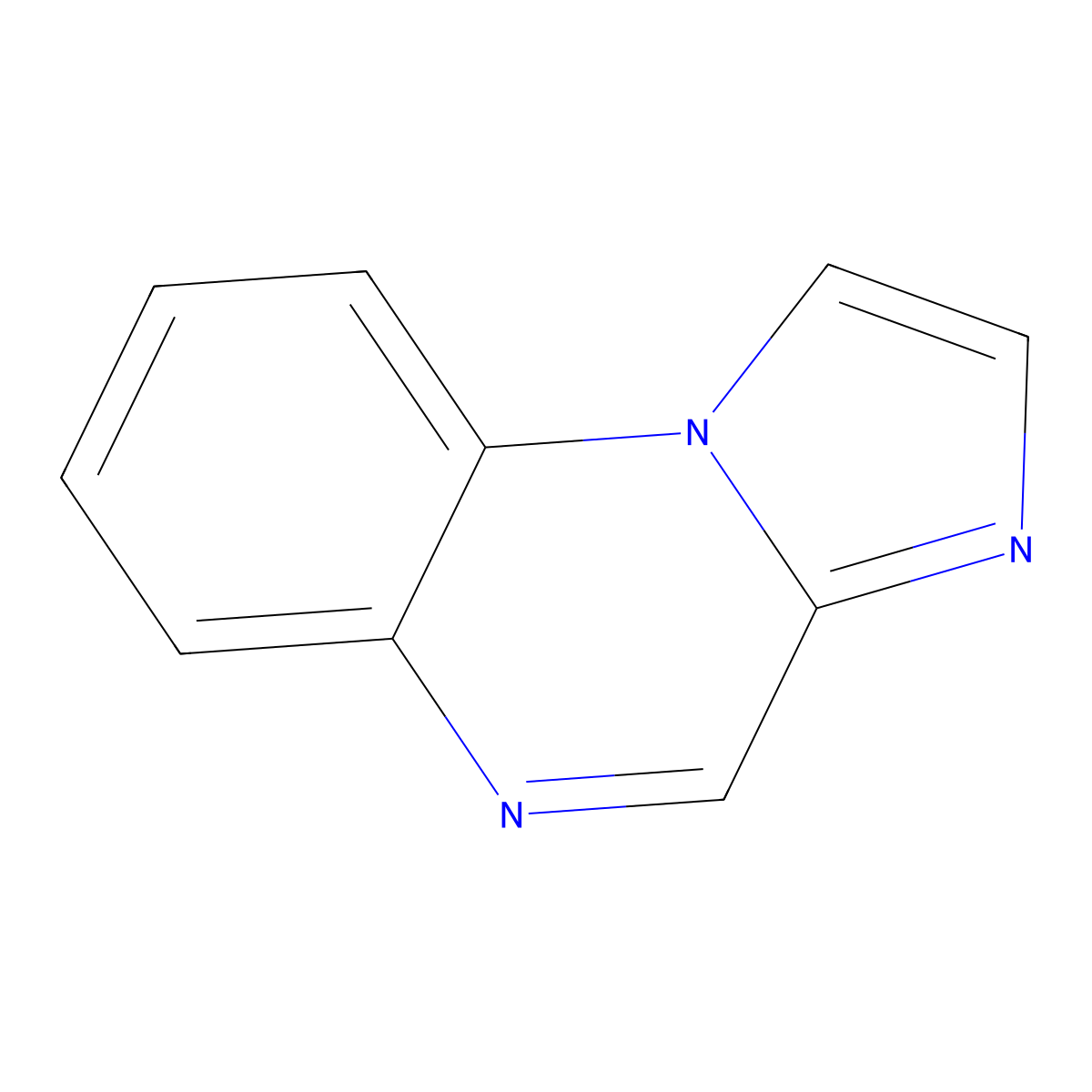 Imidazo(1,2-a)quinoxaline molecular structure, CAS 235-05-2