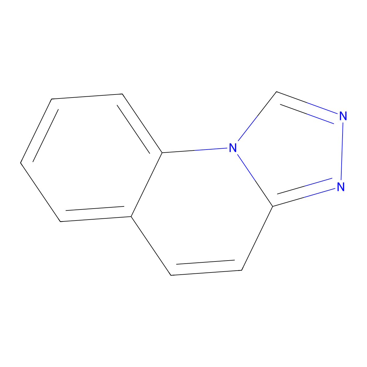 s-Triazolo[4,3-a]quinoline molecular structure, CAS 235-06-3