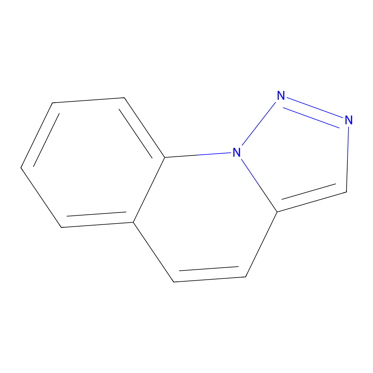 [1,2,3]Triazolo[1,5-a]quinoline molecular structure, CAS 235-21-2