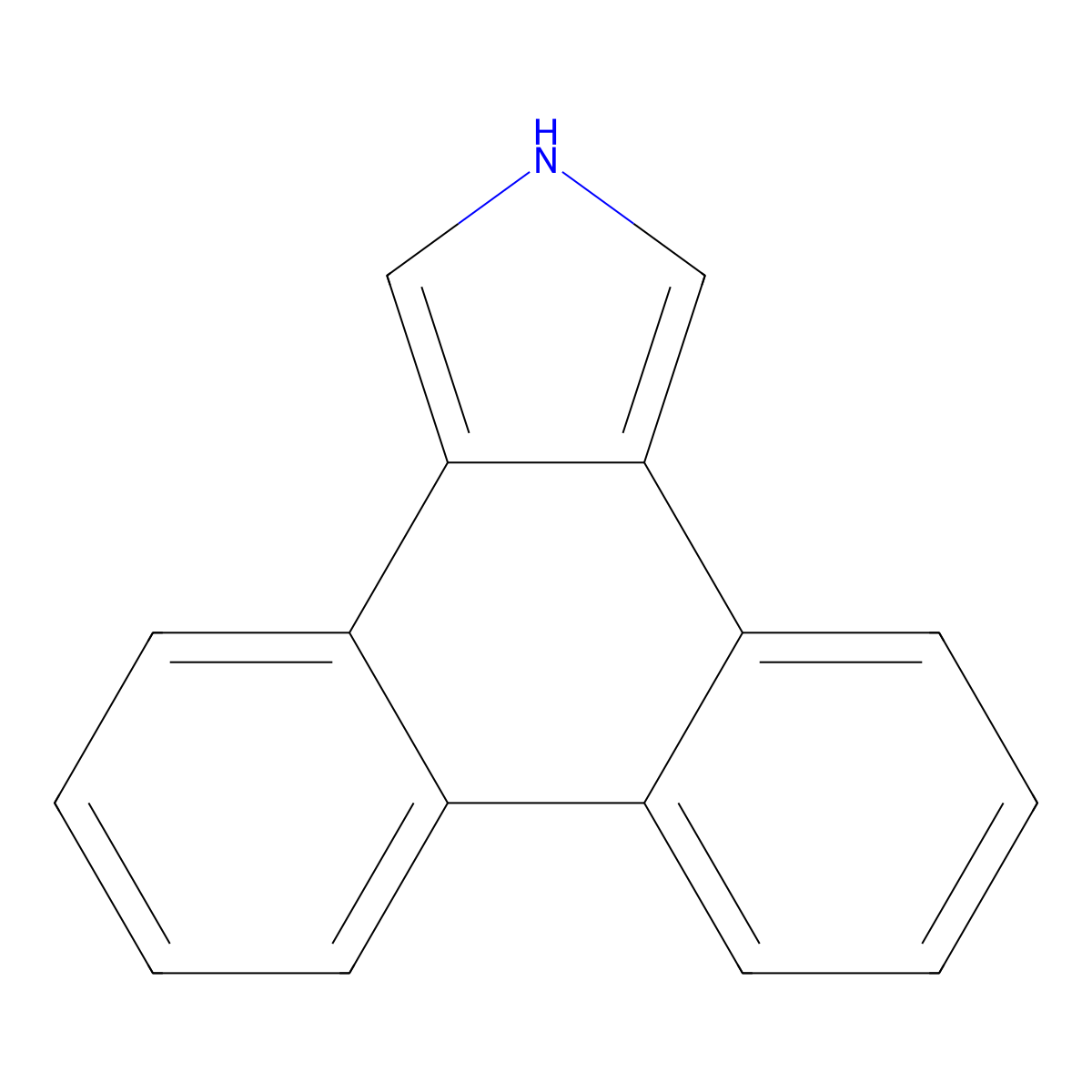 2H-Dibenzo[e,g]isoindole molecular structure, CAS 235-93-8