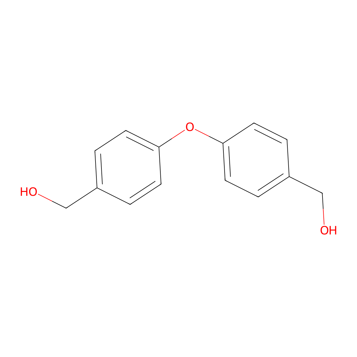 [4-[4-(Hydroxymethyl)phenoxy]phenyl]methanol molecular structure, CAS 2350-43-8