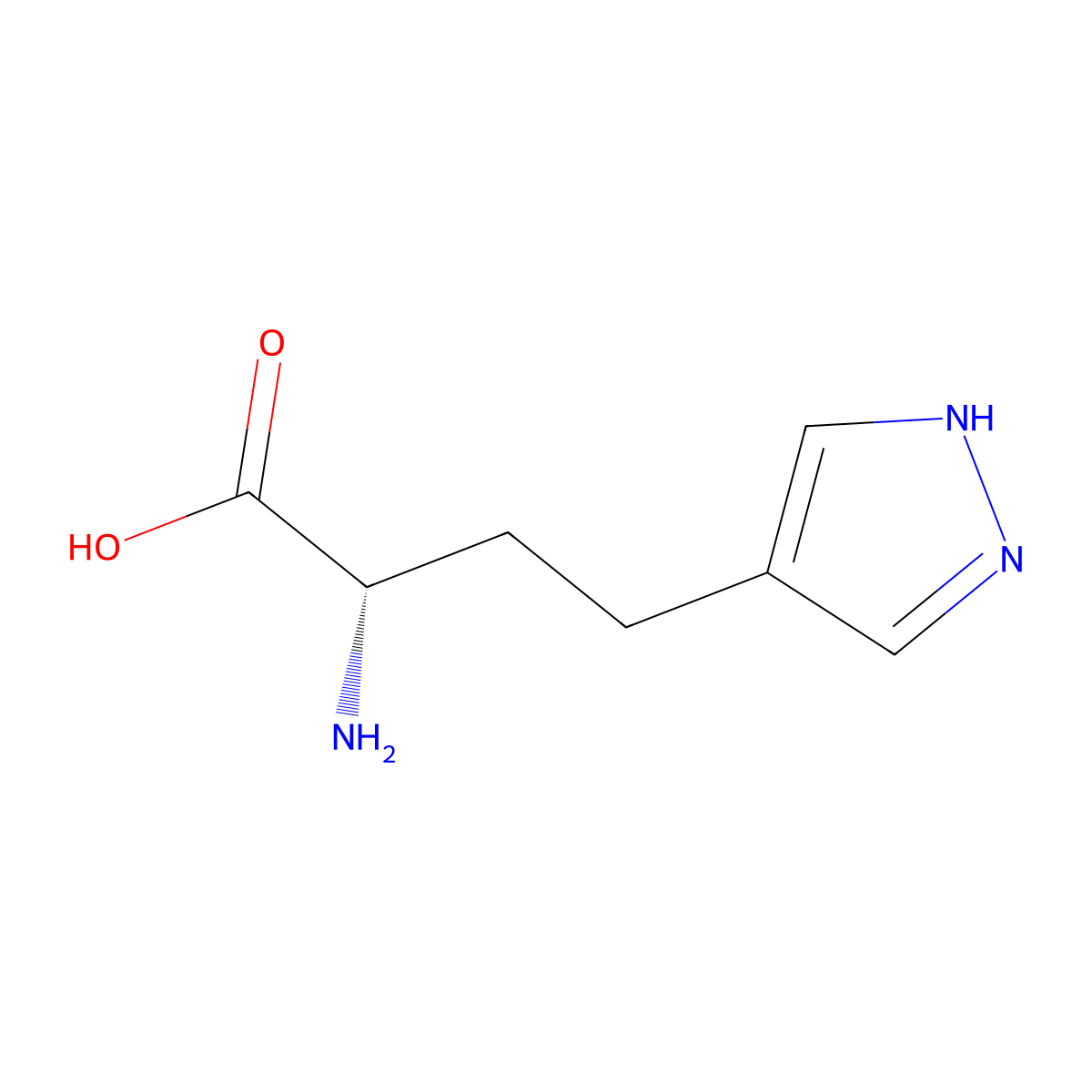 (2S)-2-amino-4-(1H-pyrazol-4-yl)butanoic acid molecular structure, CAS 2350489-05-1