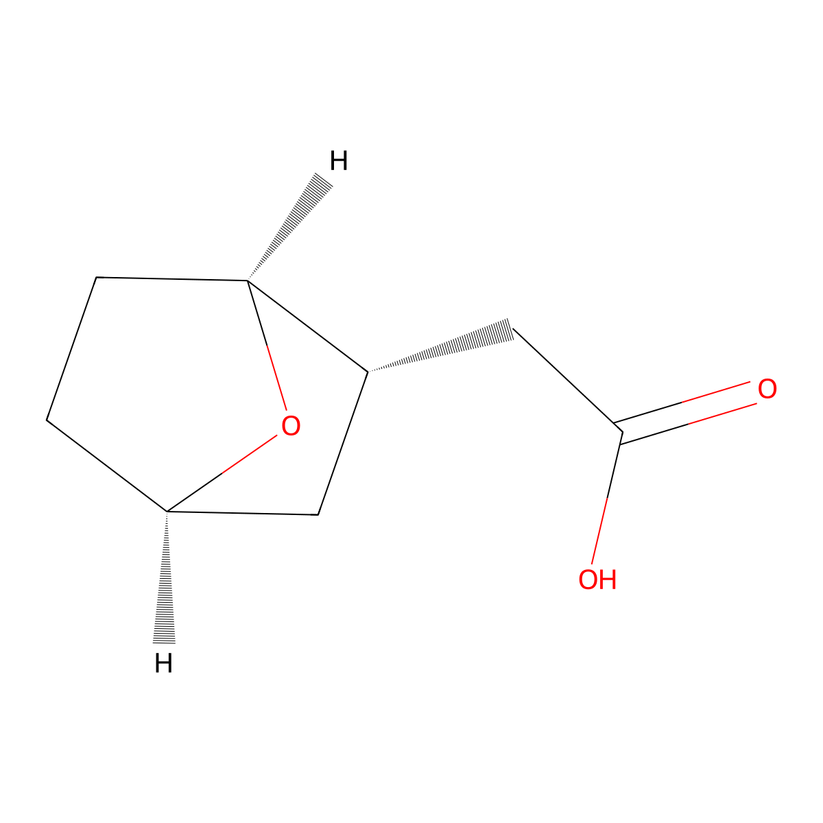 rac-2-((1R,2R,4S)-7-oxabicyclo(2.2.1)heptan-2-yl)acetic acid molecular structure, CAS 2350809-09-3
