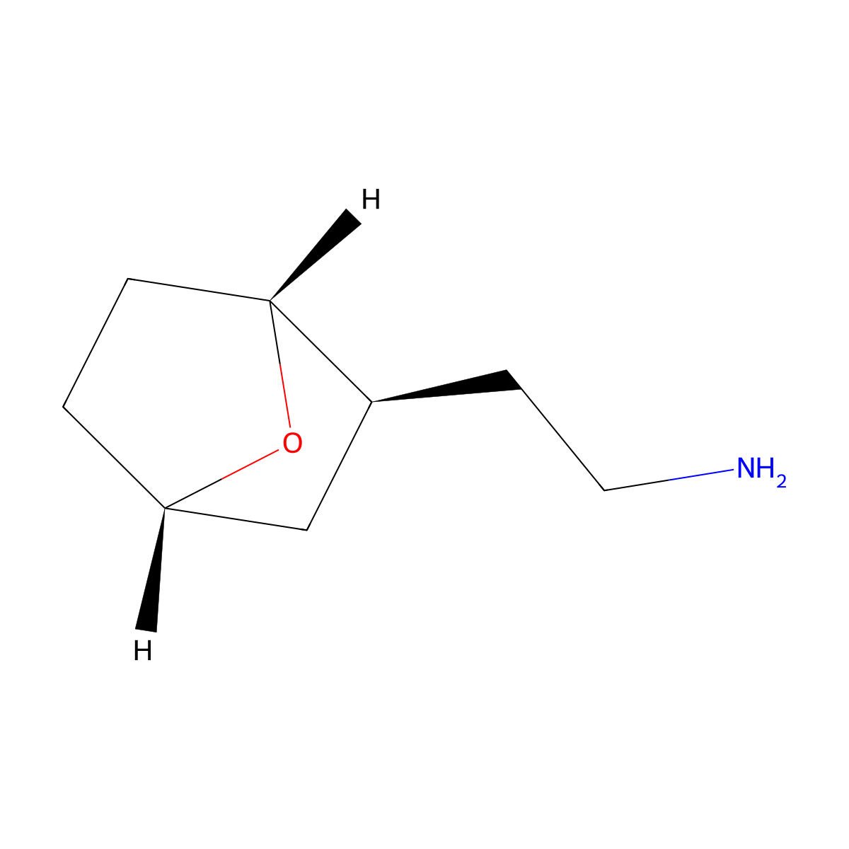 rac-2-[(1R,2S,4S)-7-oxabicyclo[2.2.1]heptan-2-yl]ethan-1-amine molecular structure, CAS 2350884-70-5