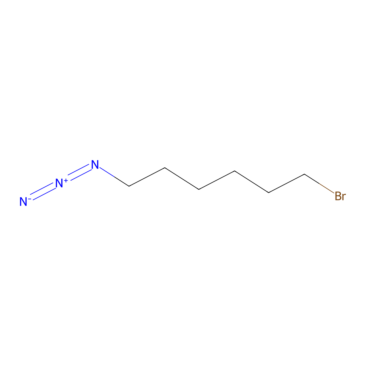 1-Azido-6-bromohexane molecular structure, CAS 235095-05-3