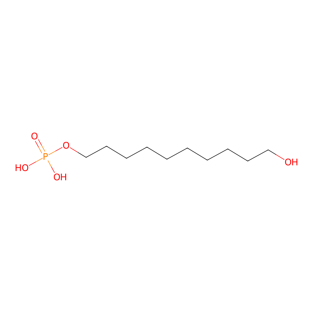 10-(Phosphonooxy)-1-decanole molecular structure, CAS 235097-47-9