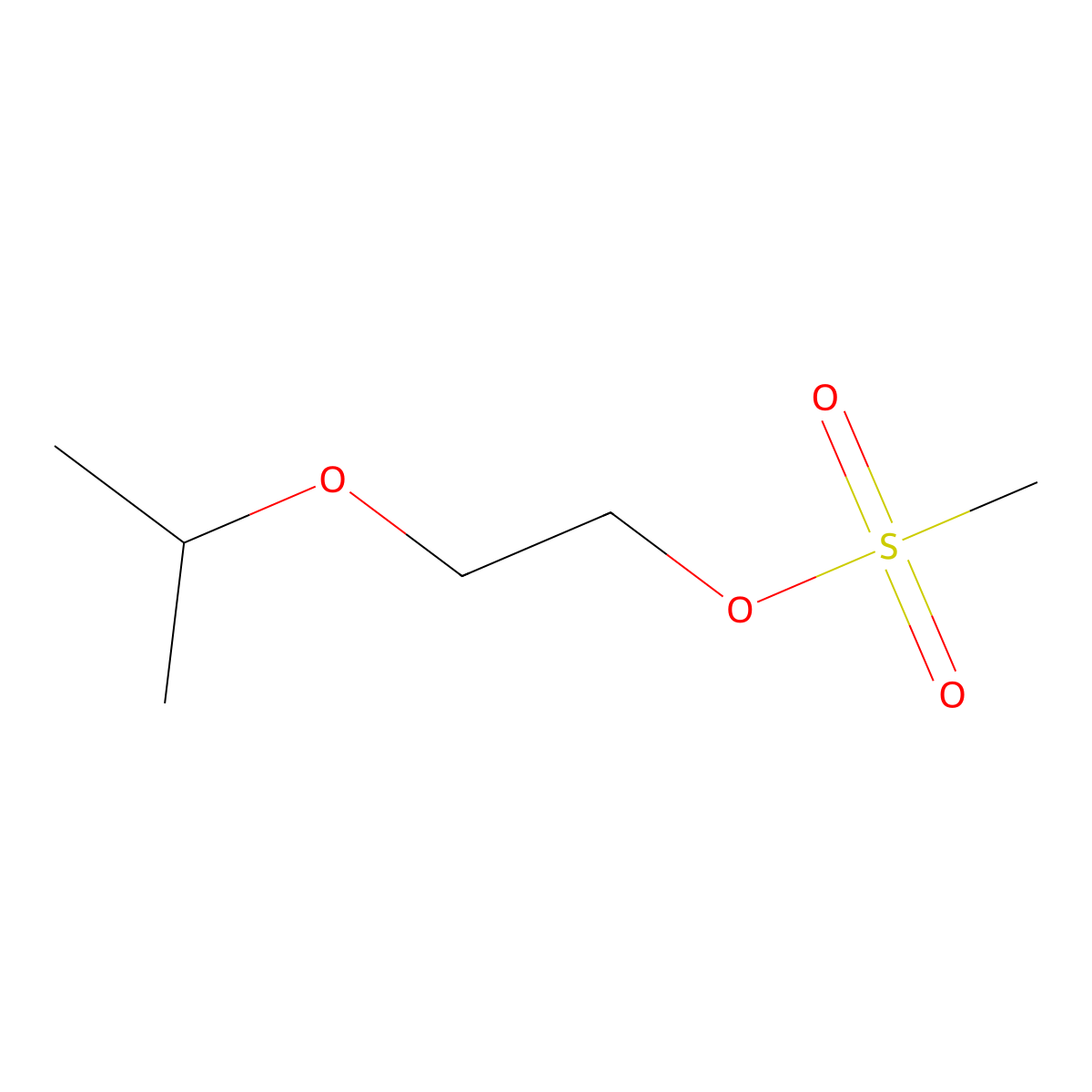 2-Isopropoxyethyl Methanesulfonate molecular structure, CAS 235097-76-4