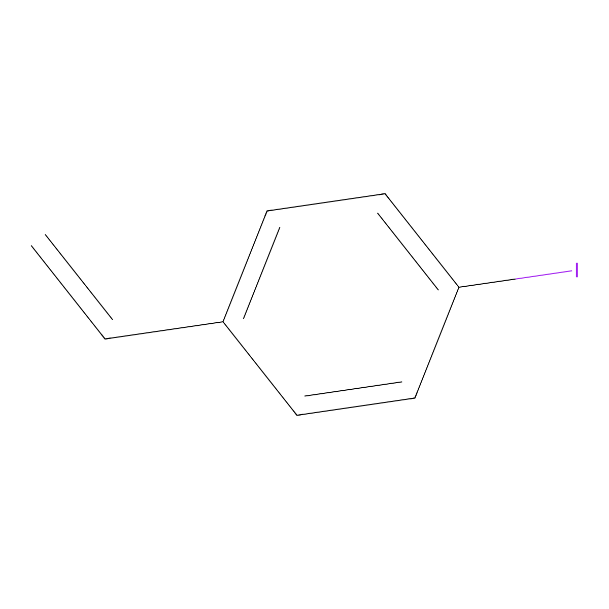 4-Iodostyrene molecular structure, CAS 2351-50-0