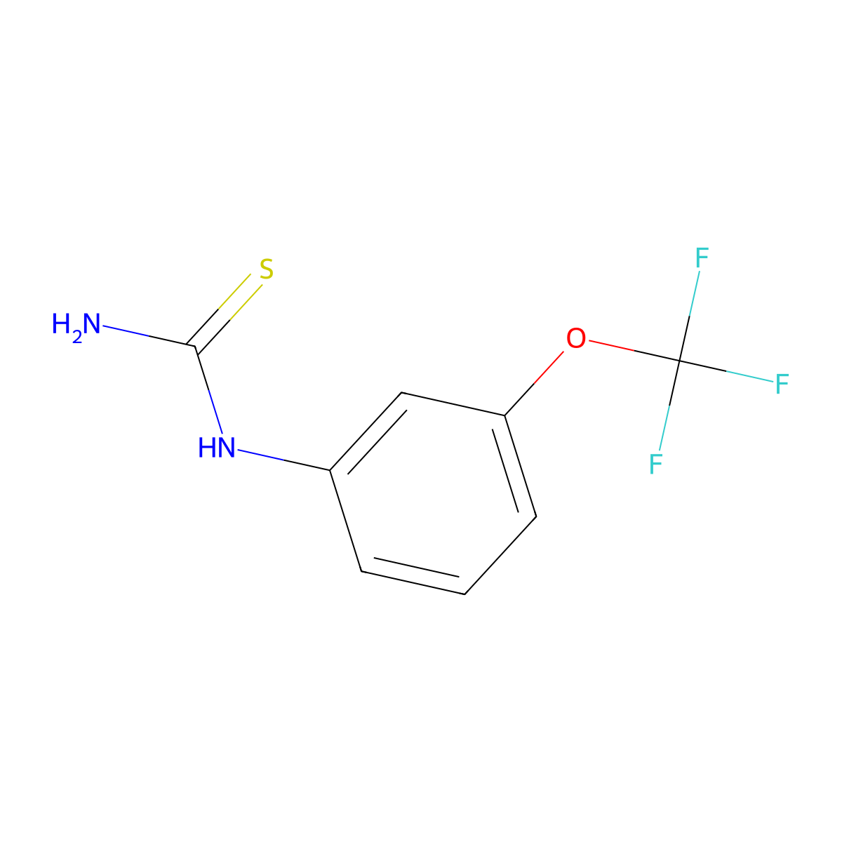 (3-(Trifluoromethoxy)phenyl)thiourea molecular structure, CAS 235101-42-5