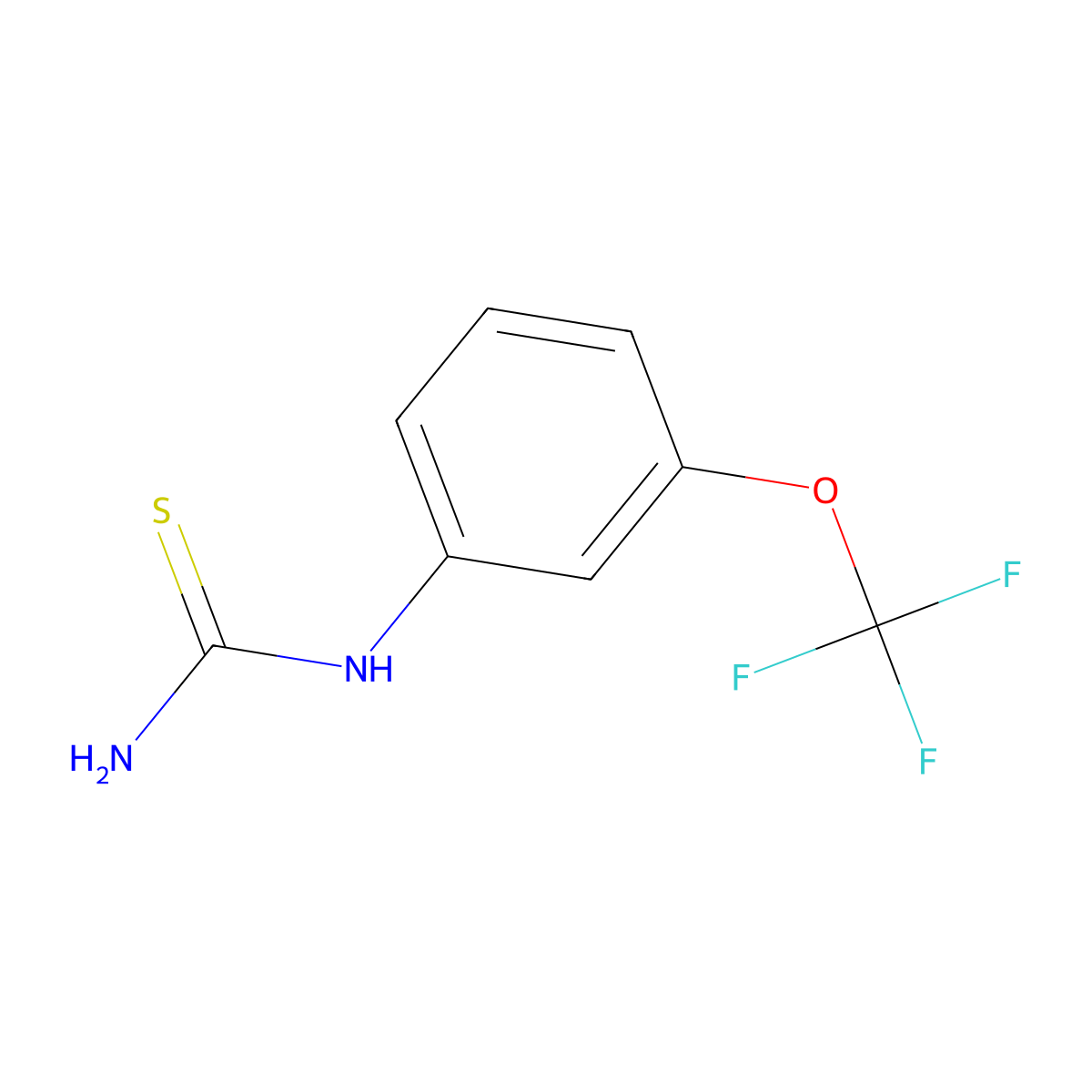 (3-(Trifluoromethoxy)phenyl)thiourea molecular structure, CAS 235101-42-5