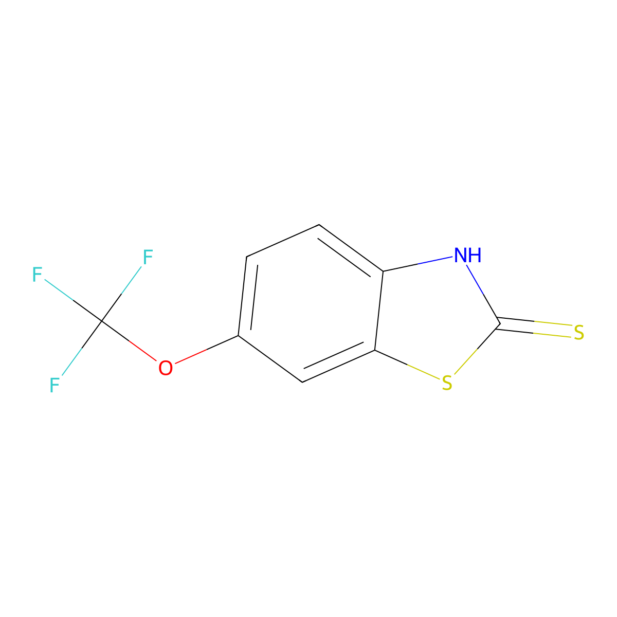 6-(Trifluoromethoxy)benzo[d]thiazole-2(3H)-thione molecular structure, CAS 235101-85-6