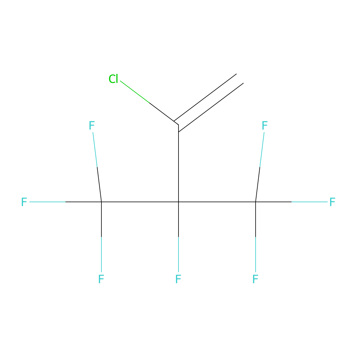 2-Chloro-3,4,4,4-tetrafluoro-3-(trifluoromethyl)but-1-ene molecular structure, CAS 235106-10-2