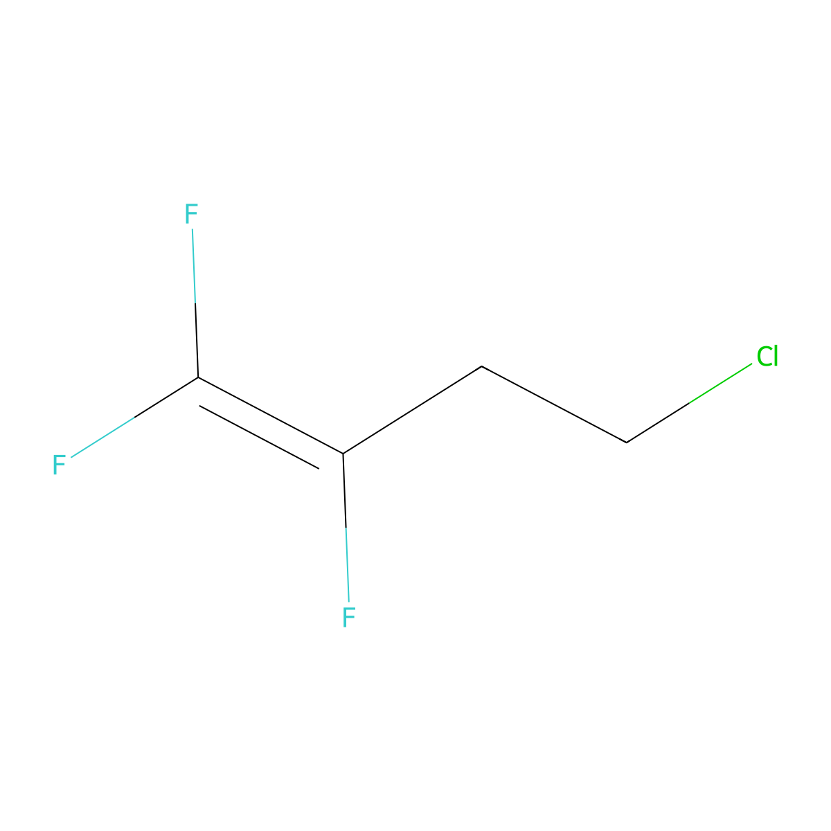 4-Chloro-1,1,2-trifluoro-but-1-ene molecular structure, CAS 235106-11-3
