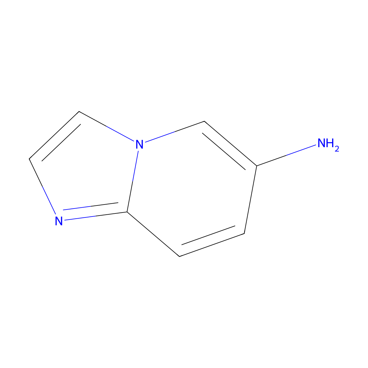Imidazo[1,2-a]pyridin-6-amine molecular structure, CAS 235106-53-3