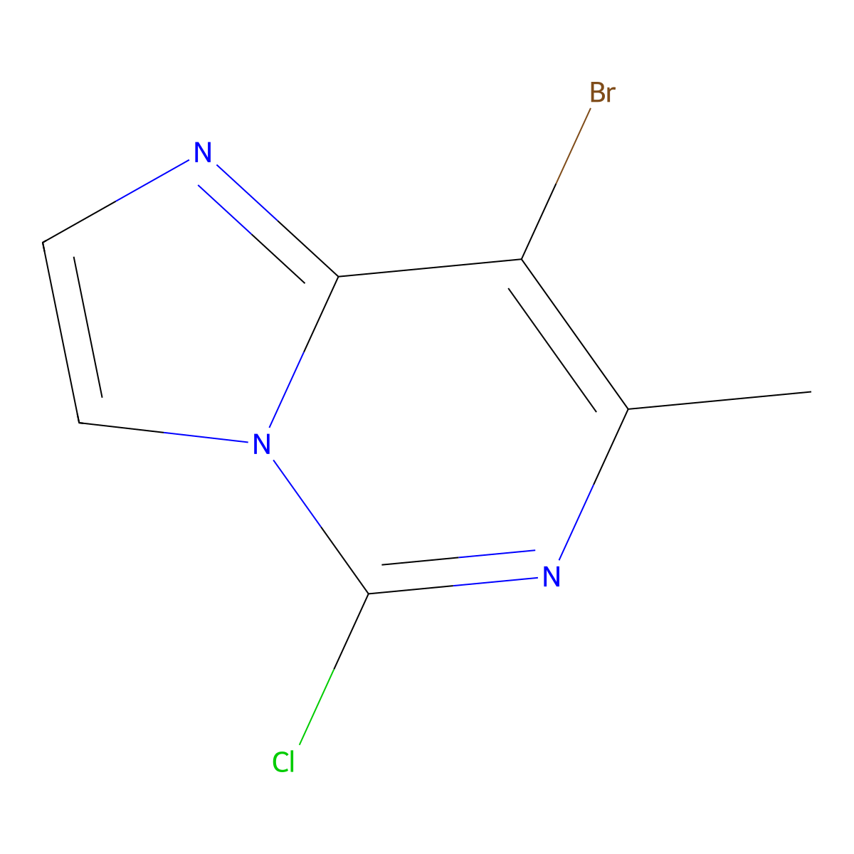 8-Bromo-5-chloro-7-methylimidazo[1,2-c]pyrimidine molecular structure, CAS 2351094-67-0