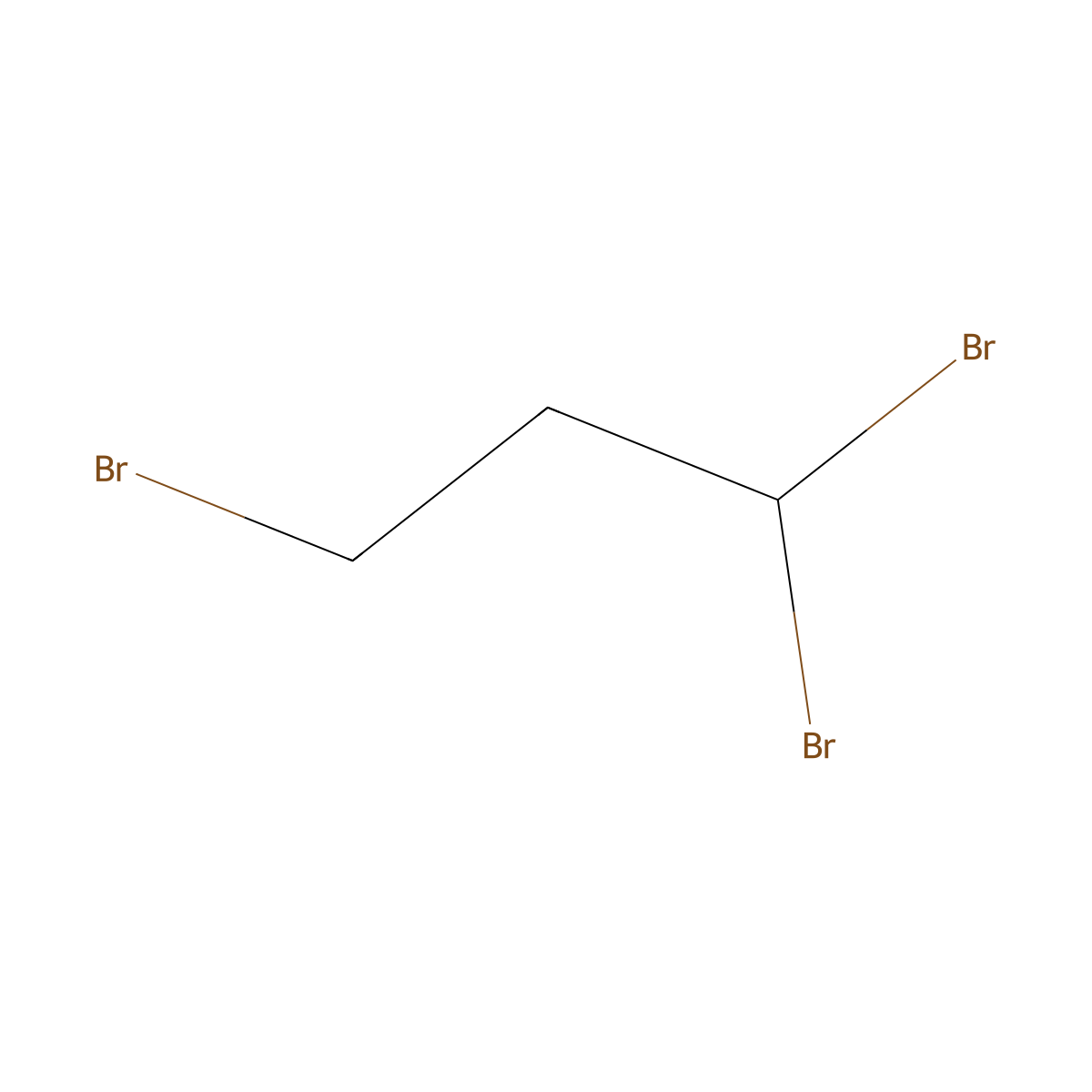 1,1,3-Tribromopropane molecular structure, CAS 23511-78-6