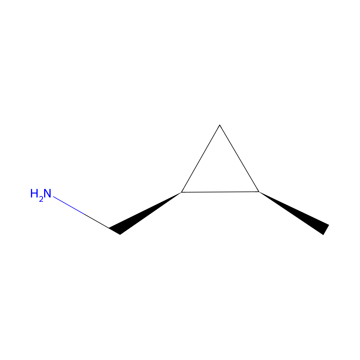 (1S,2R)-C-(2-Methyl-cyclopropyl)-methylamine molecular structure, CAS 2351177-06-3