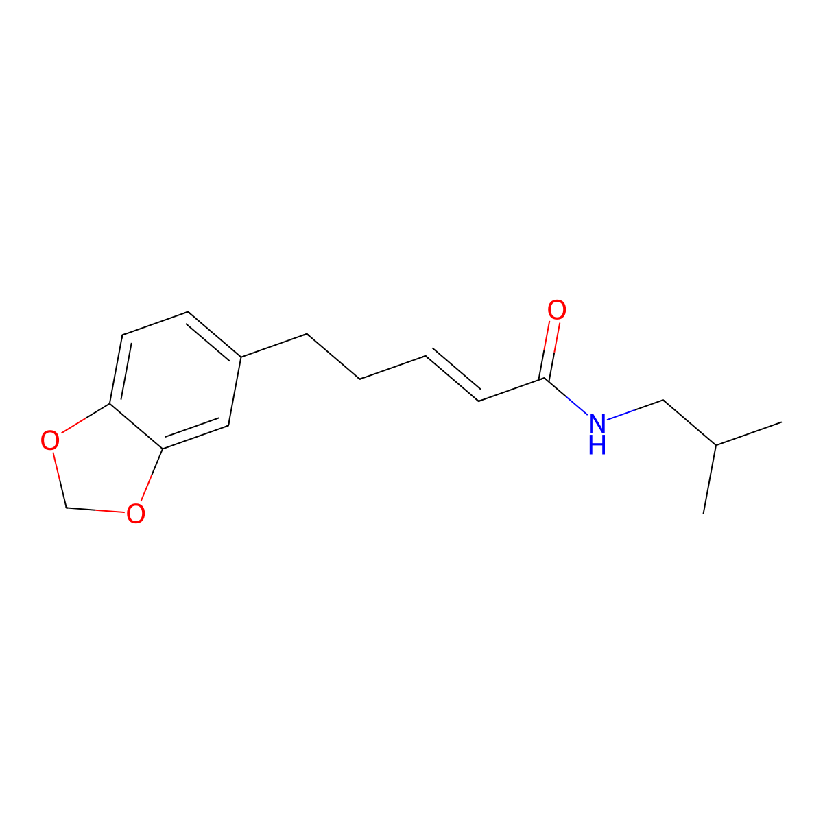 4,5-Dihydropiperlonguminine molecular structure, CAS 23512-53-0