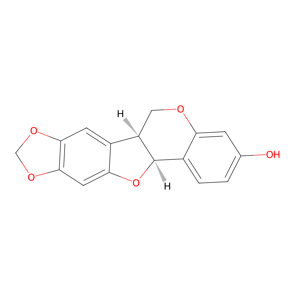 (+)-Maackiain molecular structure, CAS 23513-53-3