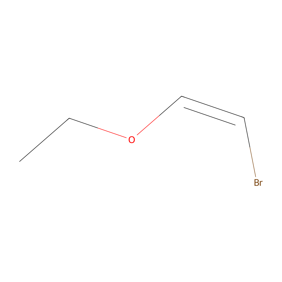 (1Z)-1-Bromo-2-ethoxyethene molecular structure, CAS 23521-49-5