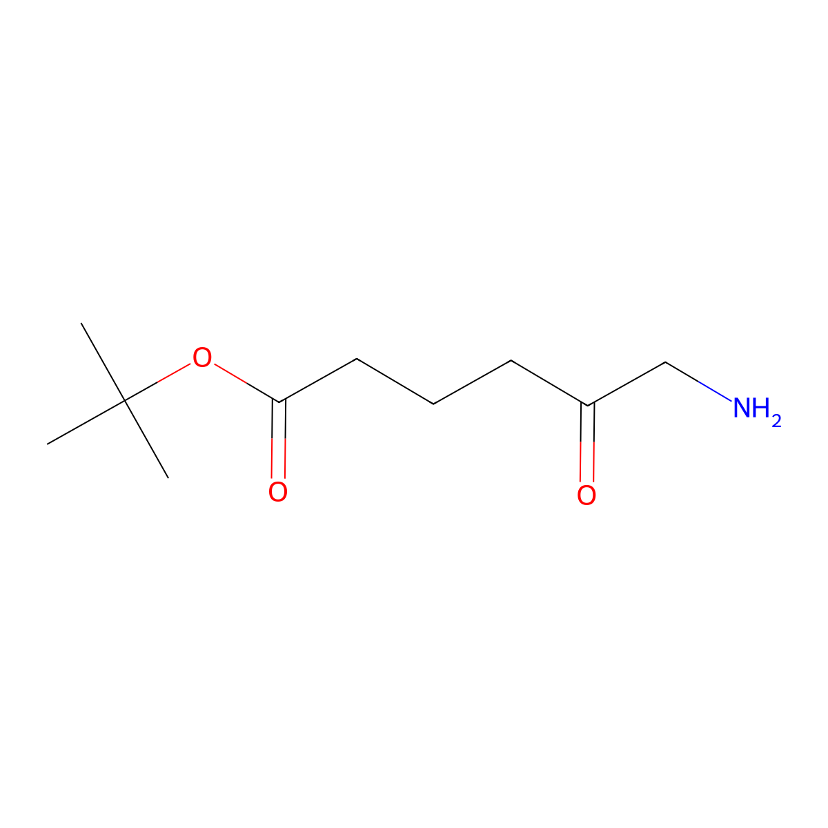 Tert-butyl 6-amino-5-oxohexanoate molecular structure, CAS 2352637-30-8