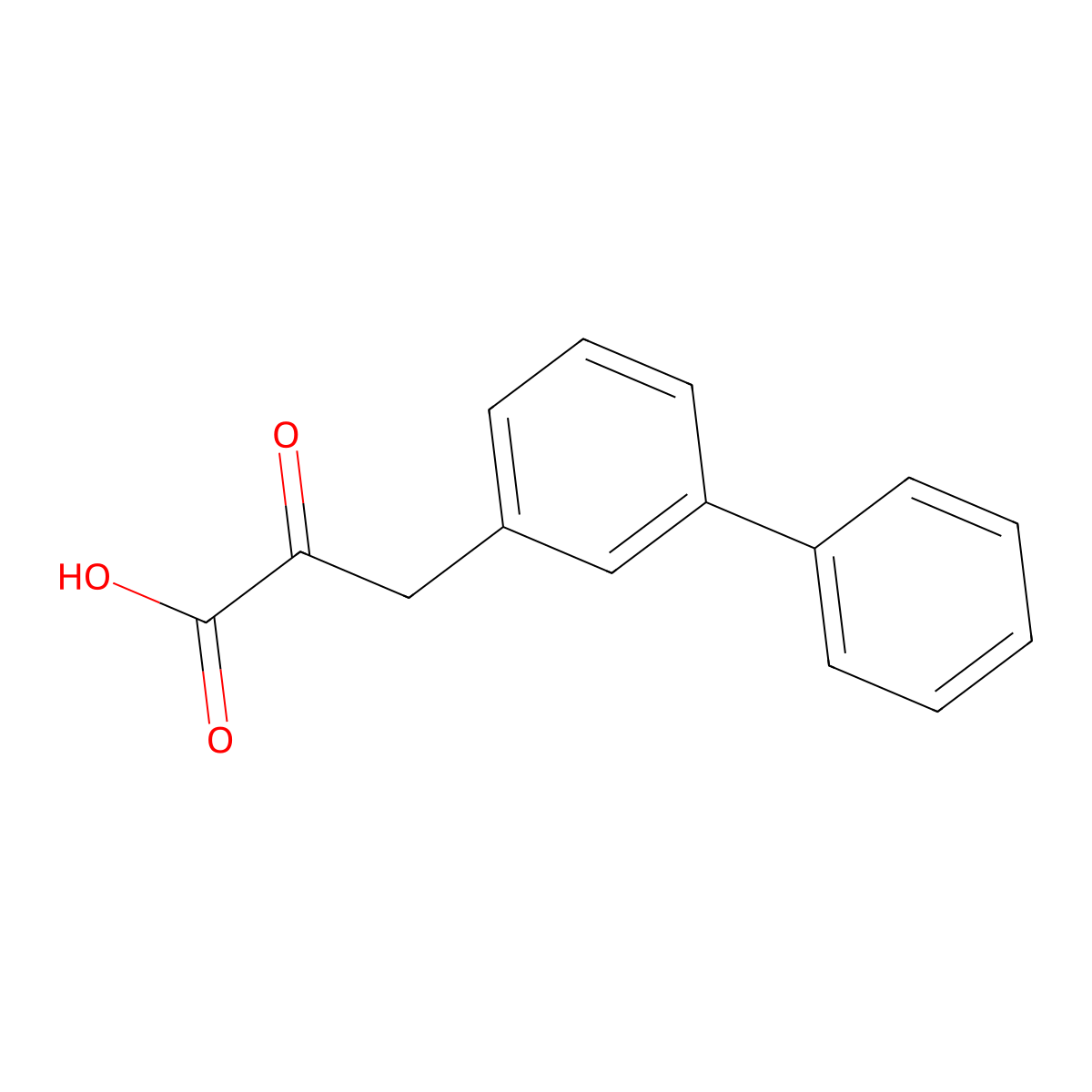 3-(3-Biphenylyl)-2-oxopropanoic Acid molecular structure, CAS 2352742-48-2