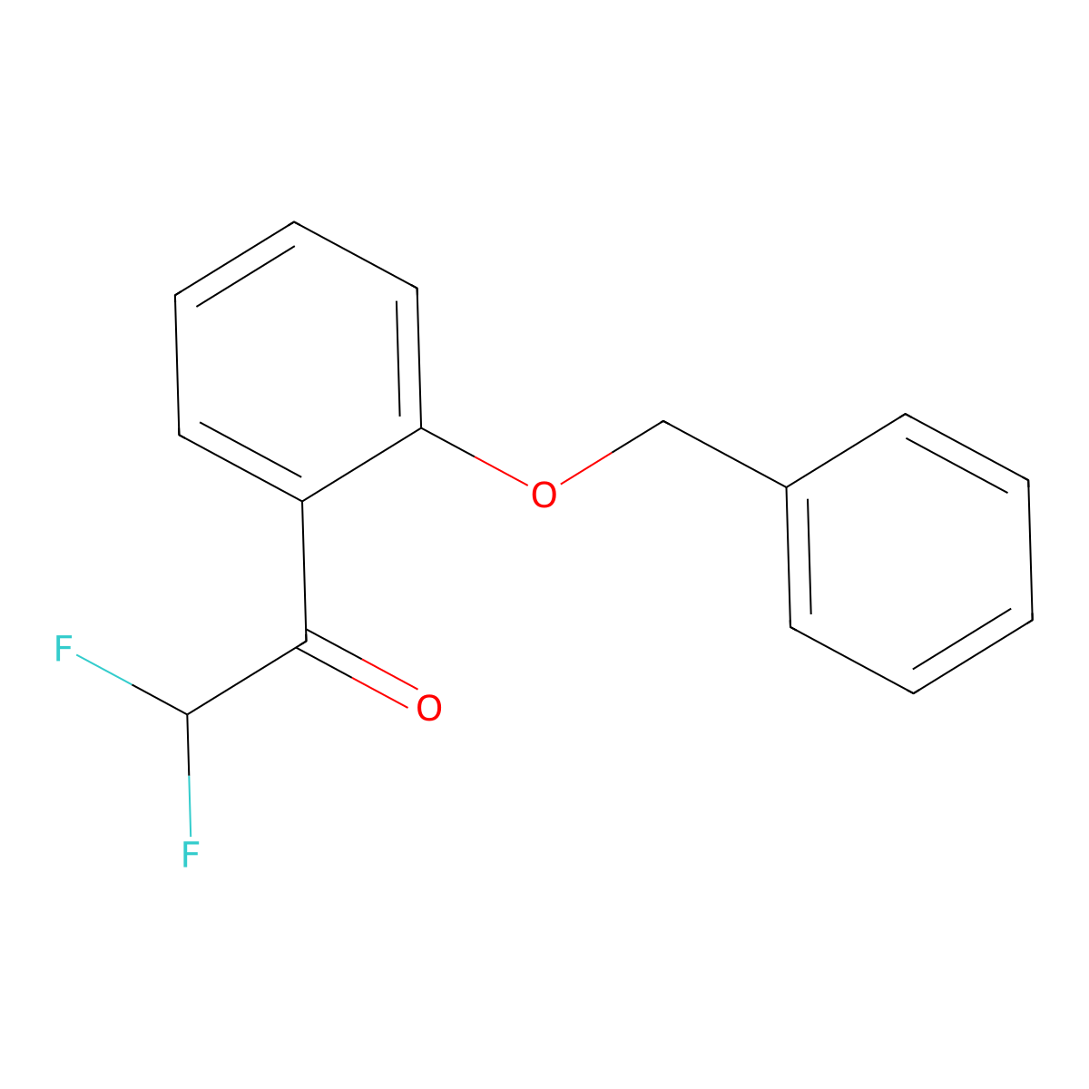 1-(2-(Benzyloxy)phenyl)-2,2-difluoroethan-1-one molecular structure, CAS 2352757-22-1