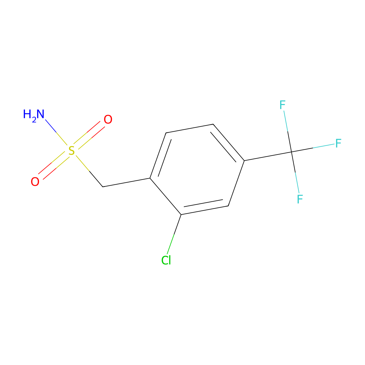 [2-Chloro-4-(trifluoromethyl)phenyl]methanesulfonamide molecular structure, CAS 2352852-84-5