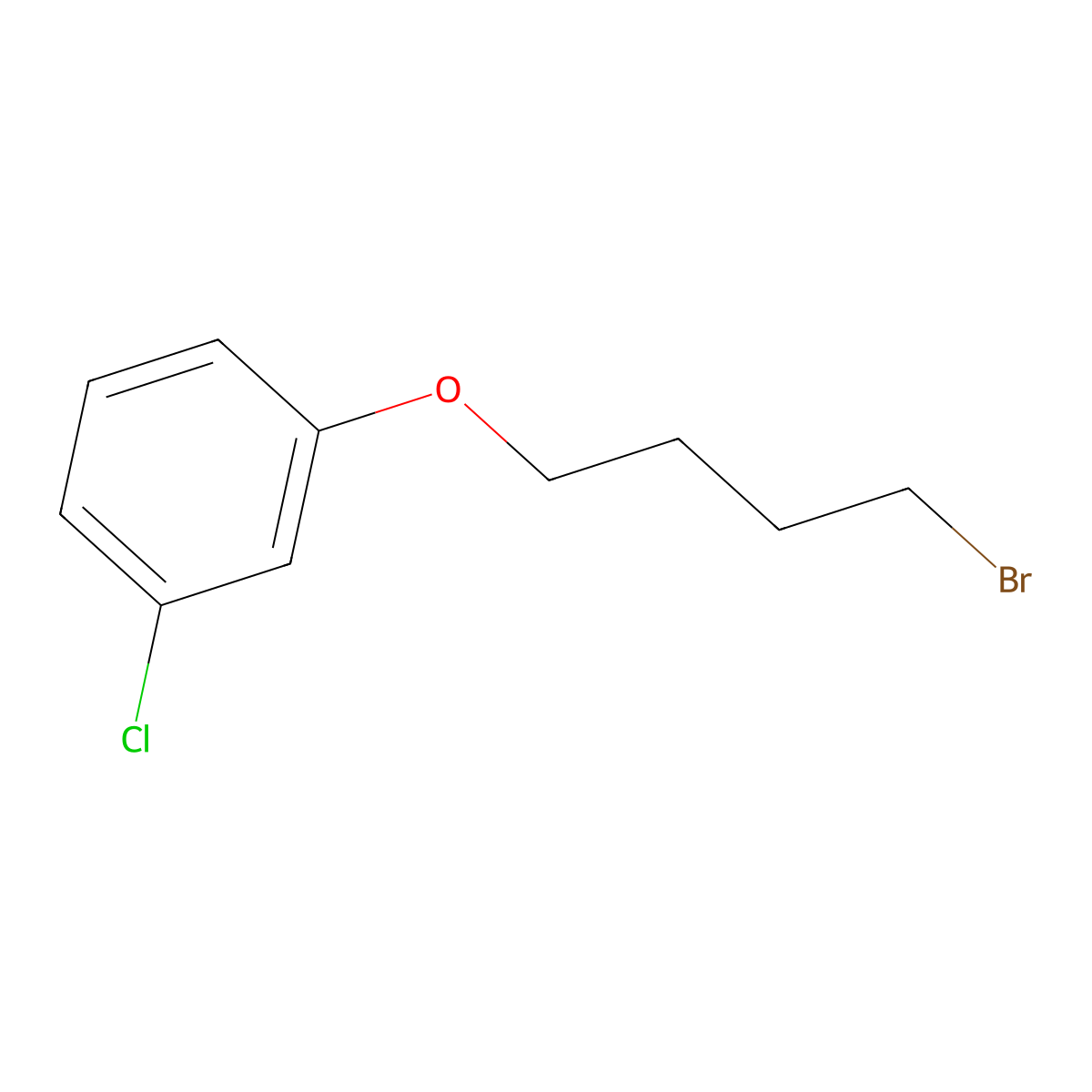 1-(4-Bromobutoxy)-3-chlorobenzene molecular structure, CAS 23529-80-8
