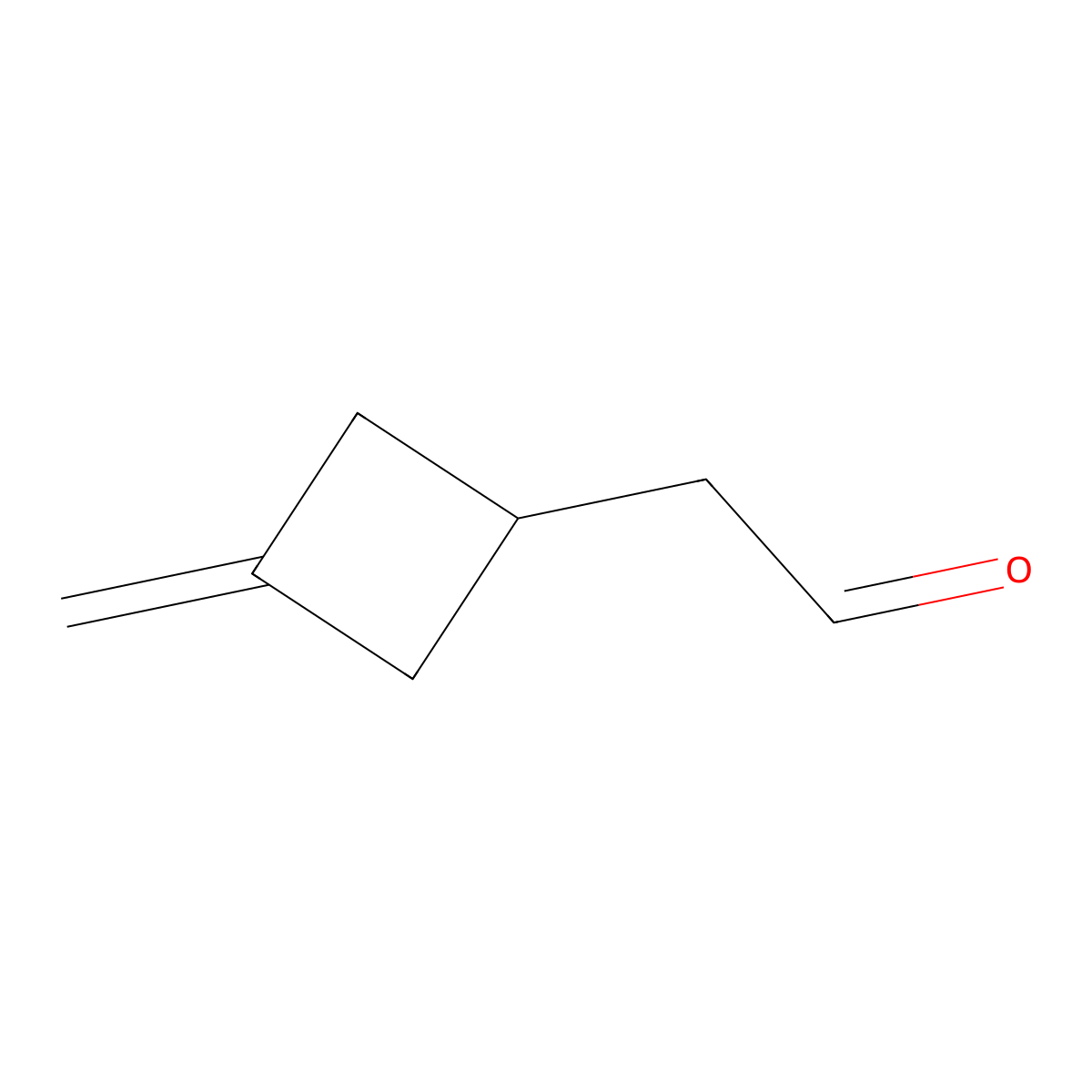 2-(3-Methylidenecyclobutyl)acetaldehyde molecular structure, CAS 2352951-29-0