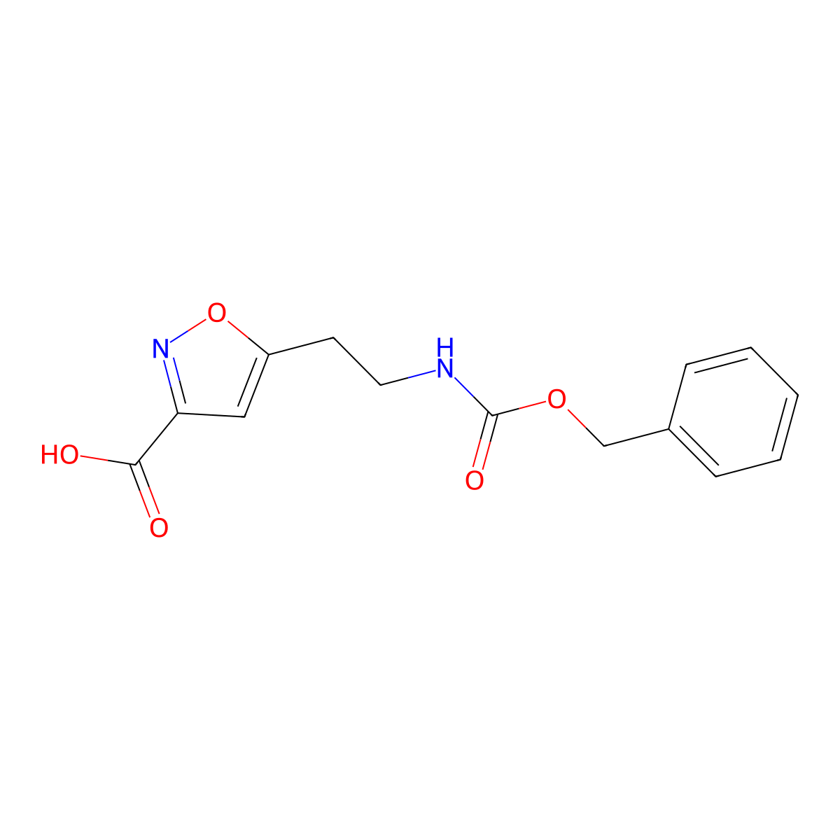 5-(2-{[(Benzyloxy)carbonyl]amino}ethyl)-1,2-oxazole-3-carboxylic acid molecular structure, CAS 2352965-05-8