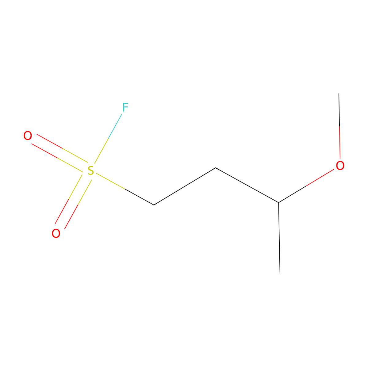 3-Methoxybutane-1-sulfonyl fluoride molecular structure, CAS 2353021-90-4