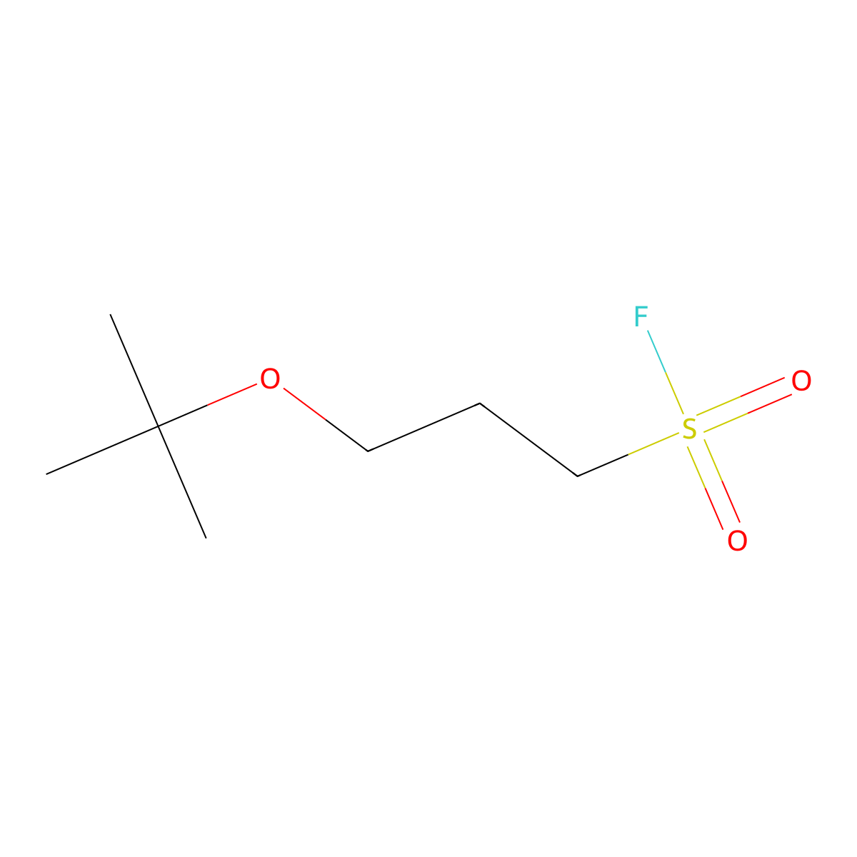 3-(Tert-butoxy)propane-1-sulfonyl fluoride molecular structure, CAS 2353102-78-8