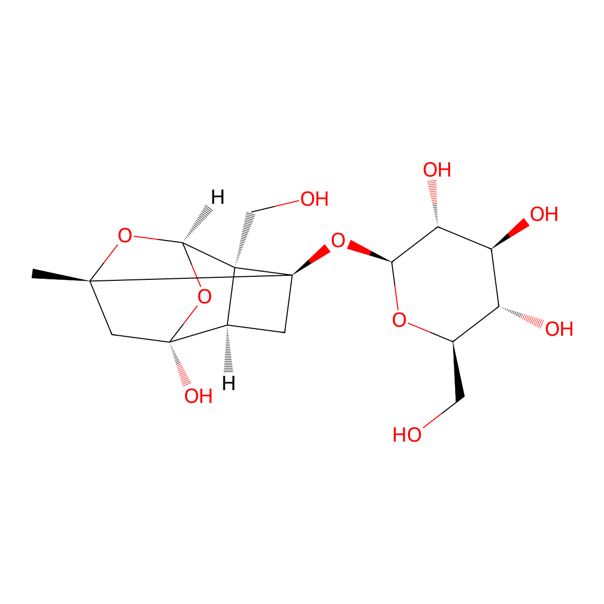 8-Debenzoylpaeoniflorin molecular structure, CAS 23532-11-8