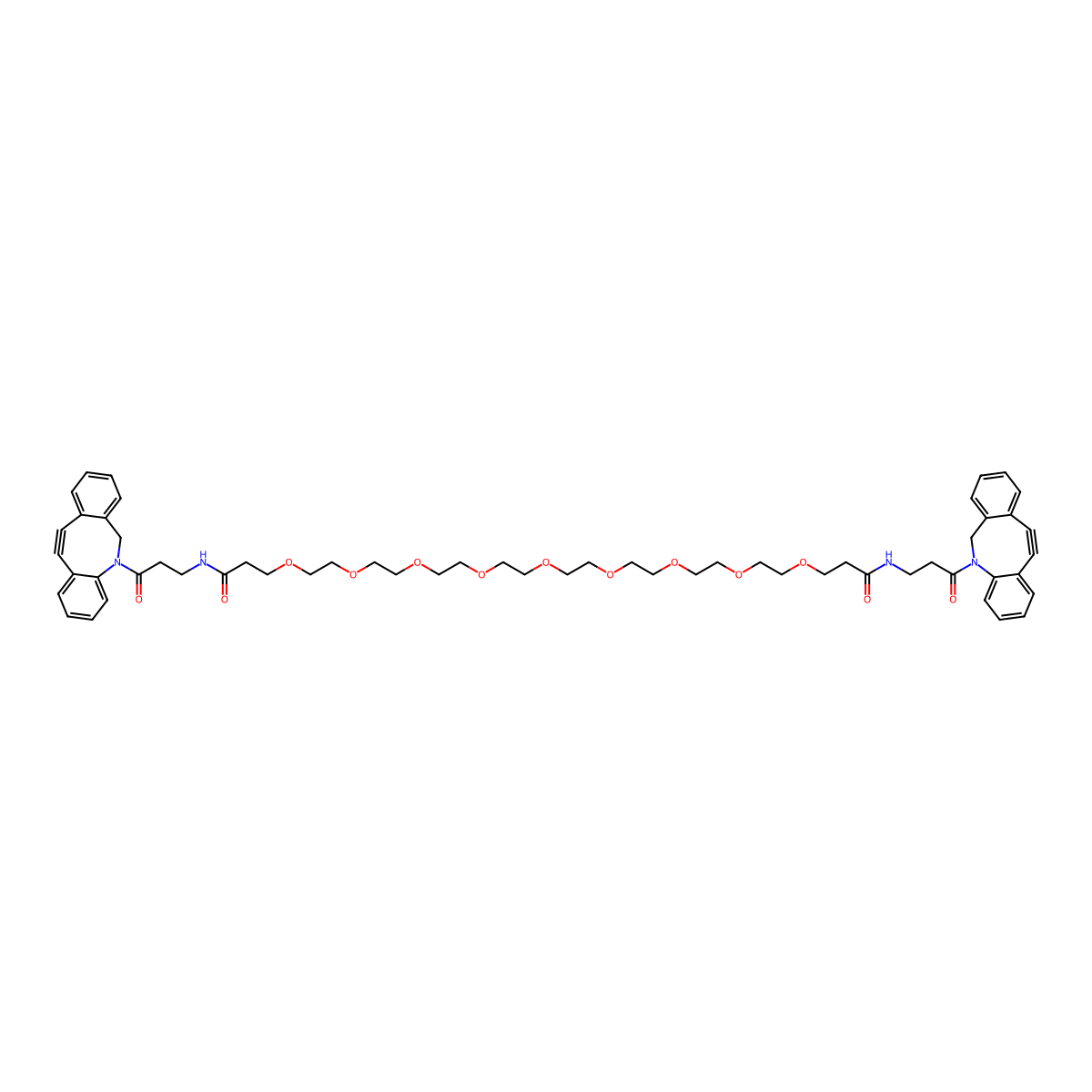 Dbco-peg9-dbco molecular structure, CAS 2353409-50-2