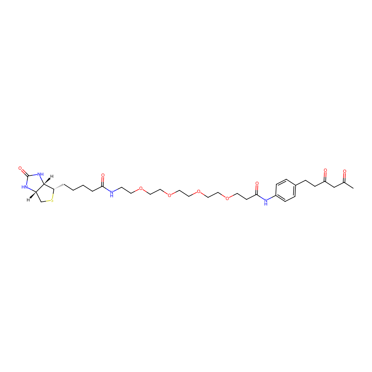 Diketone-PEG4-Biotin molecular structure, CAS 2353409-85-3