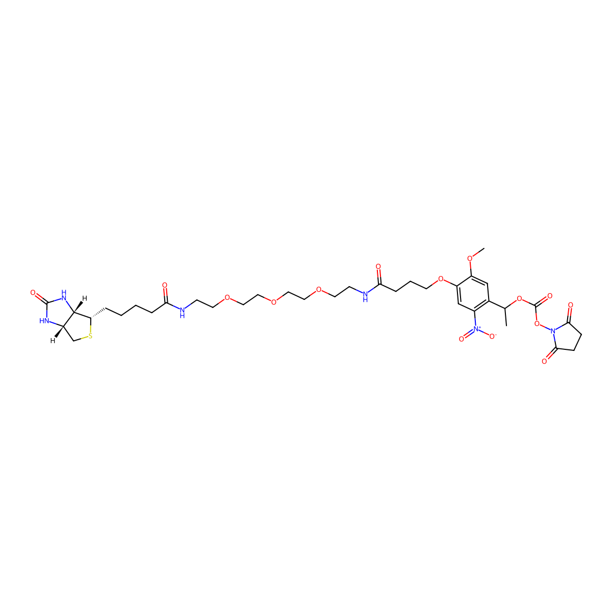 PC Biotin-PEG3-NHS ester molecular structure, CAS 2353409-93-3